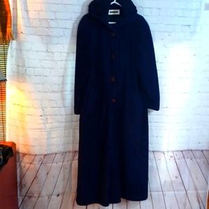 Kristin  Blake Collection Purple‎ Trench Hooded  Coat  S